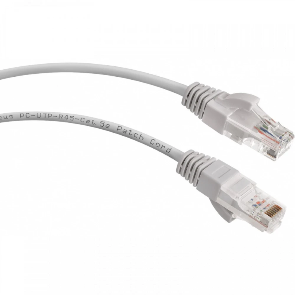 Патч-корд Гарнизон UTP 5e-Cat 2 m серый PC-UTP-5e-2