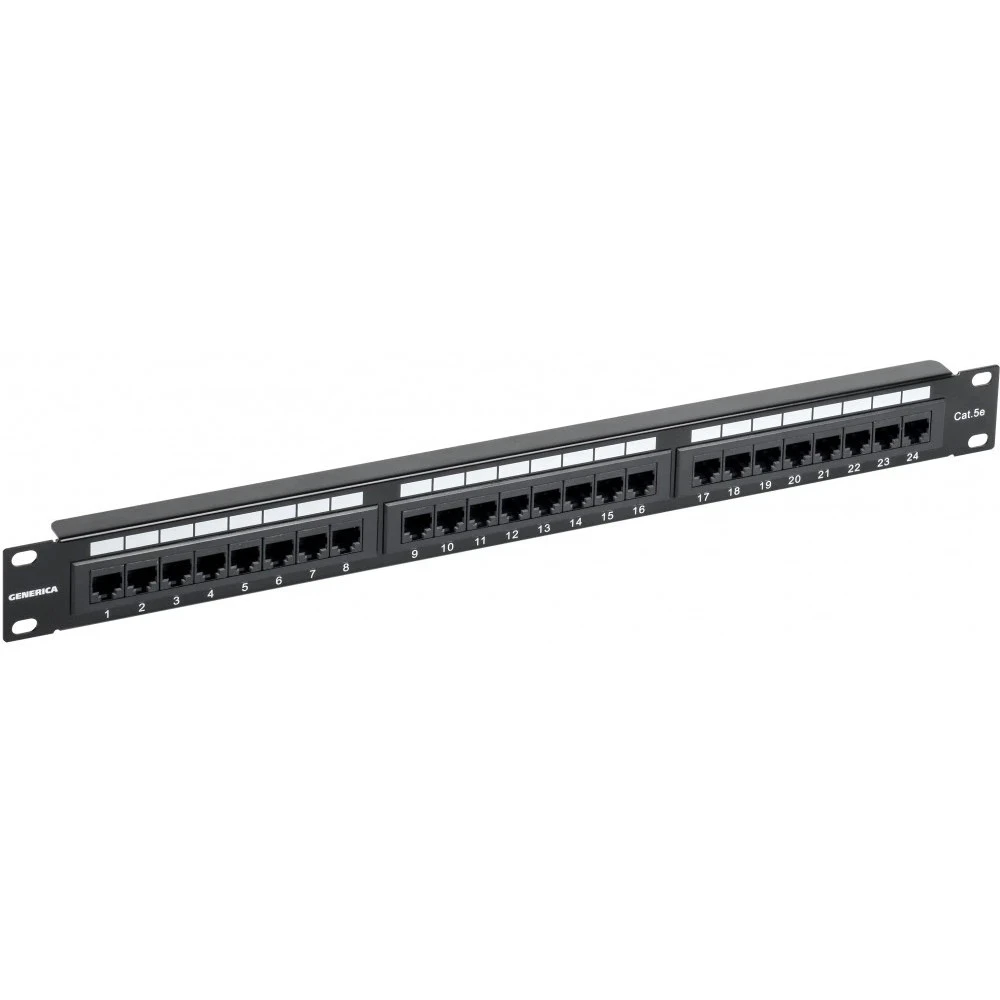 Патч-панель ITK PP24-1UC5EU-K05-G 24 порта, UTP, Cat. 5e