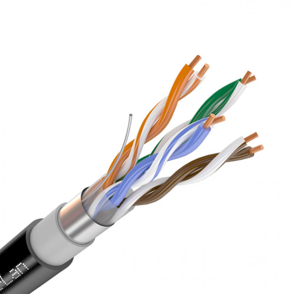 Кабель витая пара Parlan F/UTP Cat 5e 4х2х0,52 PVC/PE