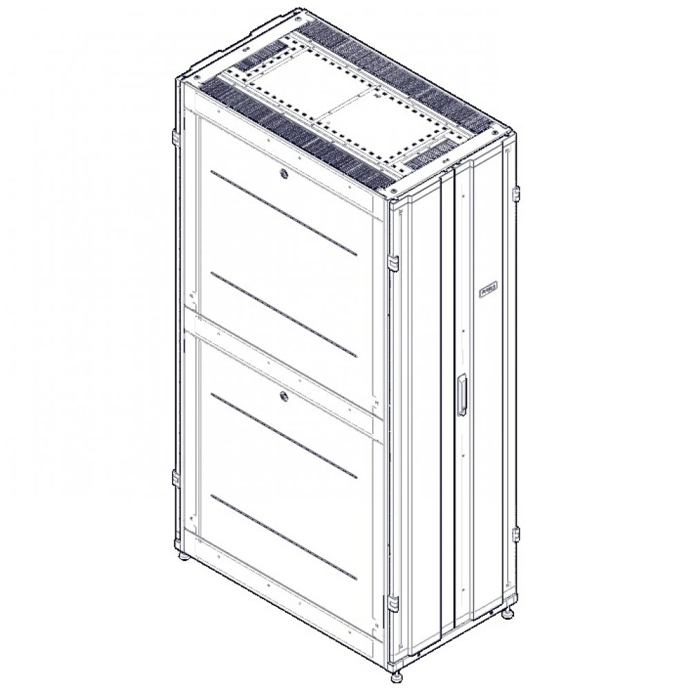 Серверный шкаф Systeme Electric Uniprom 42U-600/1070 UR3100