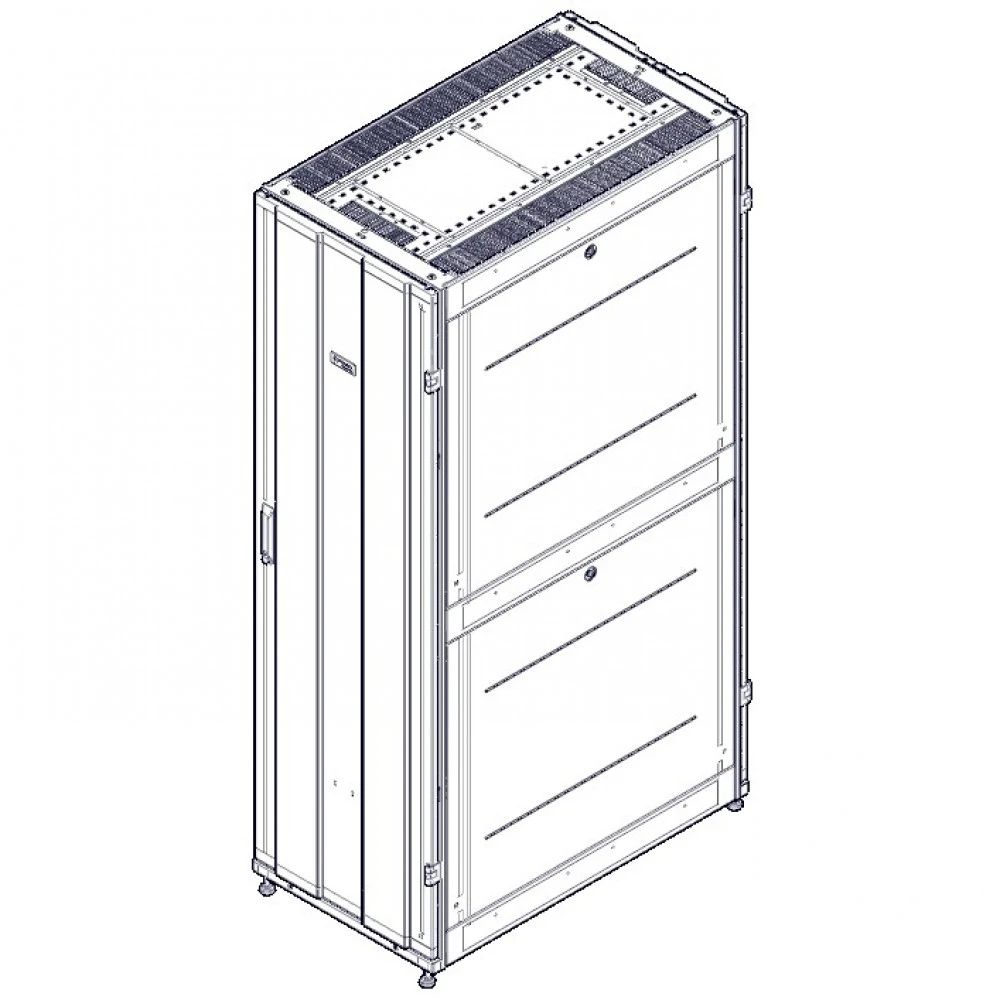 Серверный шкаф Systeme Electric Uniprom 42U-600/1070 UR3100
