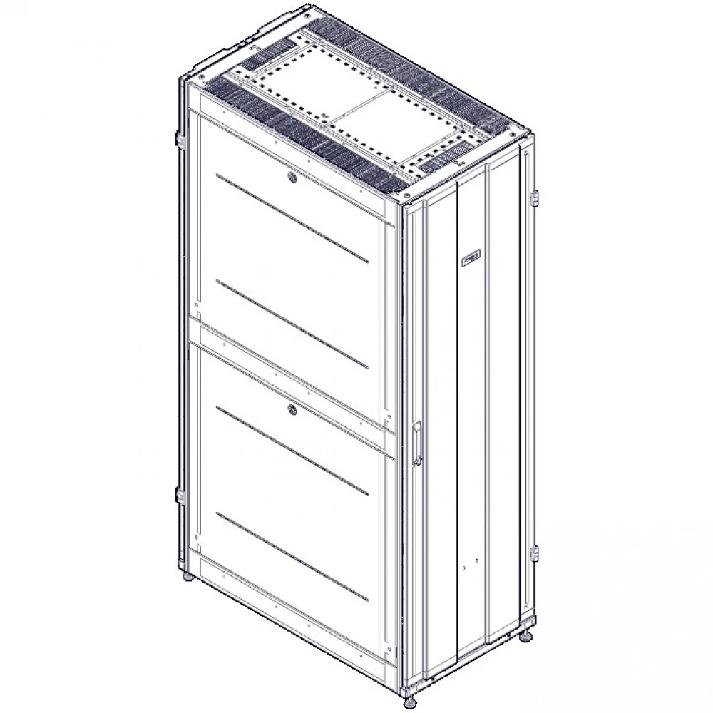 Серверный шкаф Systeme Electric Uniprom 42U-600/1070 UR3100