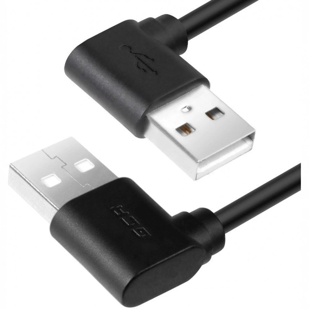 Кабель интерфейсный Greenconnect GCR-AUM5AM-BB2S-1.0m USB Type A (input) - USB Type A (input)
