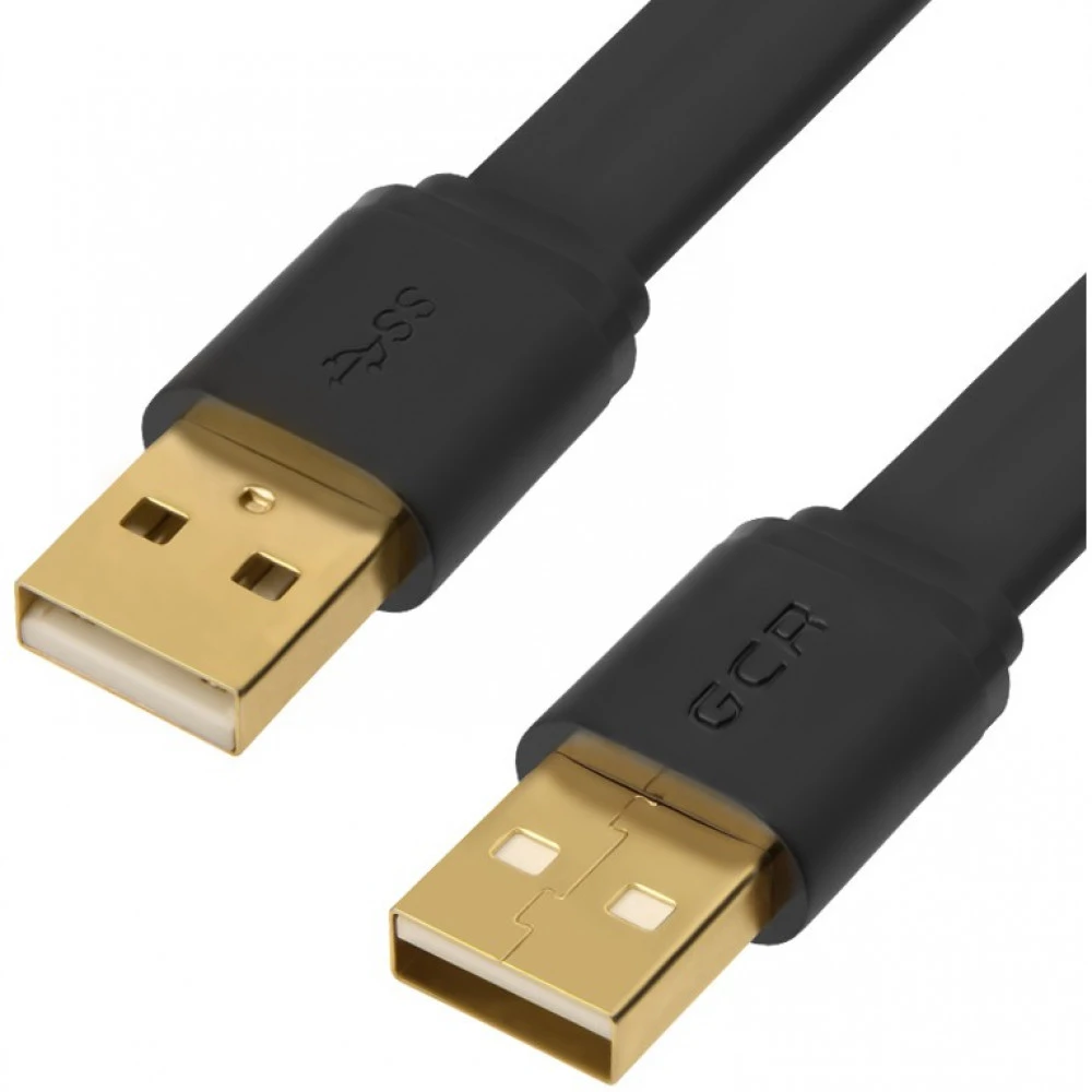 Кабель интерфейсный Greenconnect GCR-UM7M-BCG-2.0m USB Type A (input) - USB Type A (input)