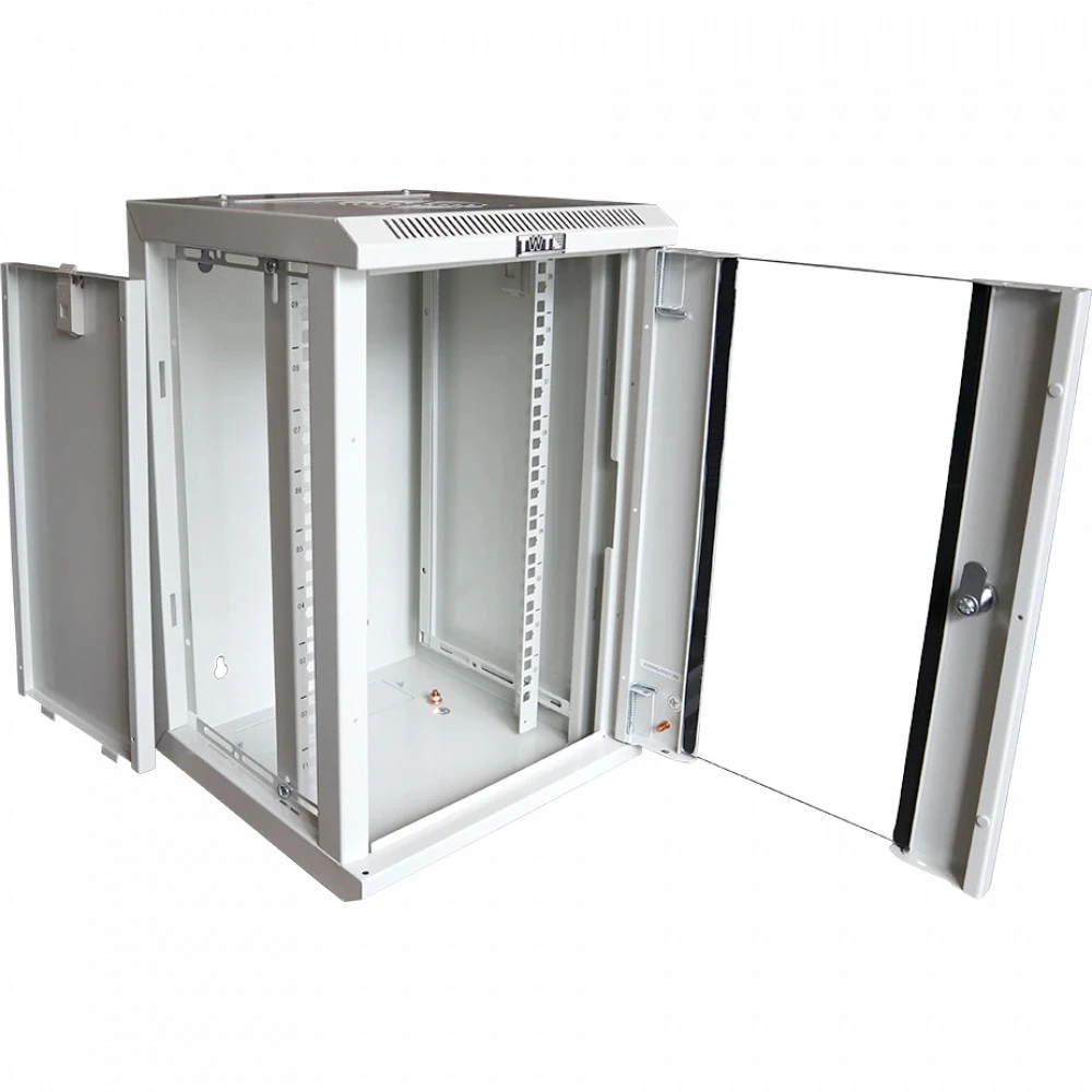 Серверный шкаф LANMASTER TWT-CBW10G-6U-3X3-GY