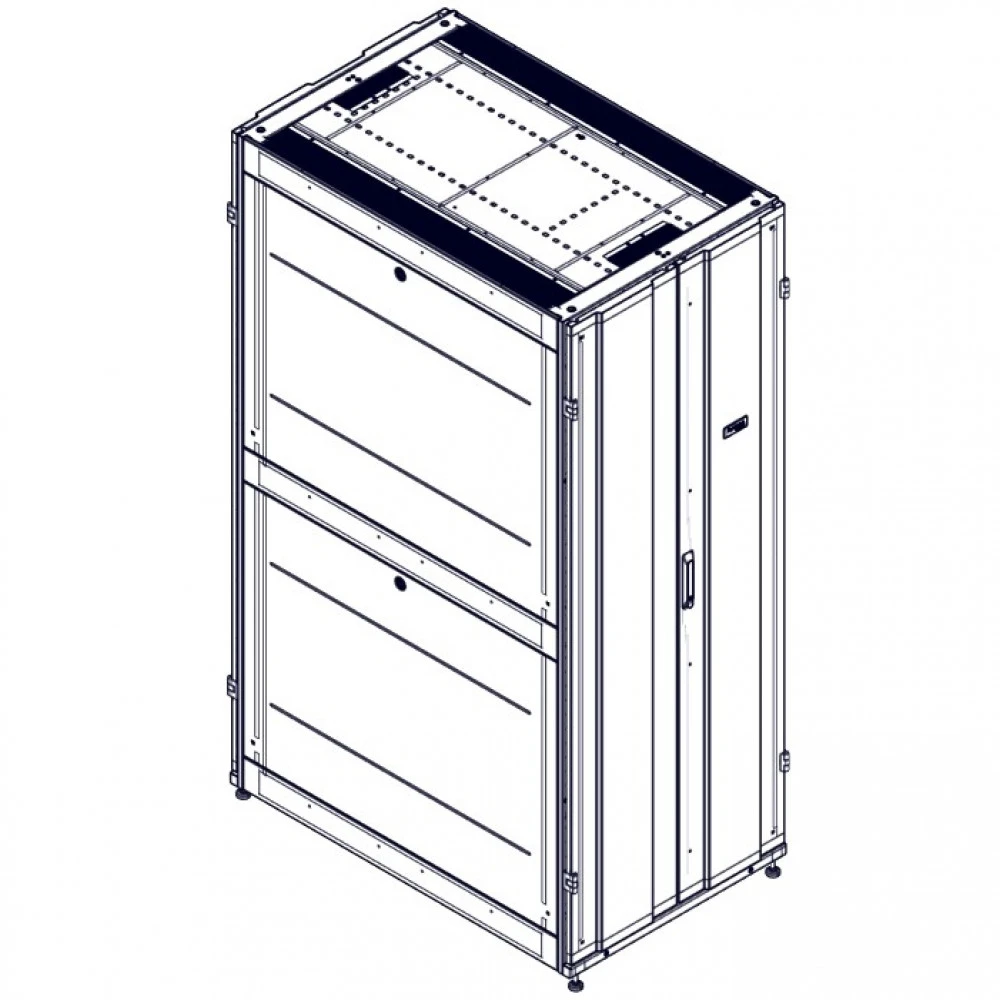Серверный шкаф Systeme Electric Uniprom 42U-750/1200 UR3350