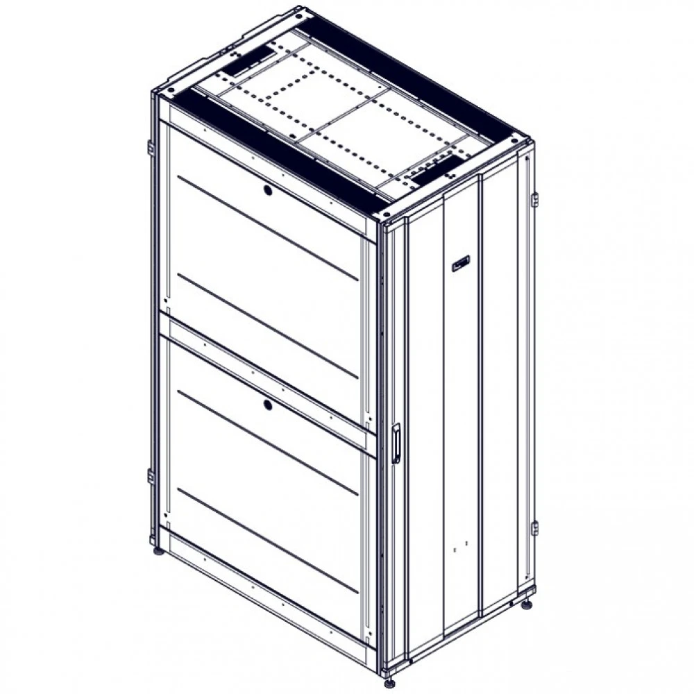 Серверный шкаф Systeme Electric Uniprom 42U-750/1200 UR3350