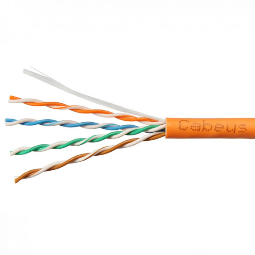 Кабель витая пара Cabeus UTP-4P-Cat.5e-SOLID-LSZH-100