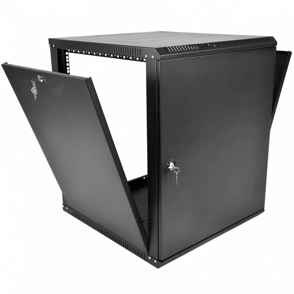 Серверный шкаф ЦМО настенный разборный ЭКОНОМ 12U (600 350) ШРН-Э-12.350.1-9005