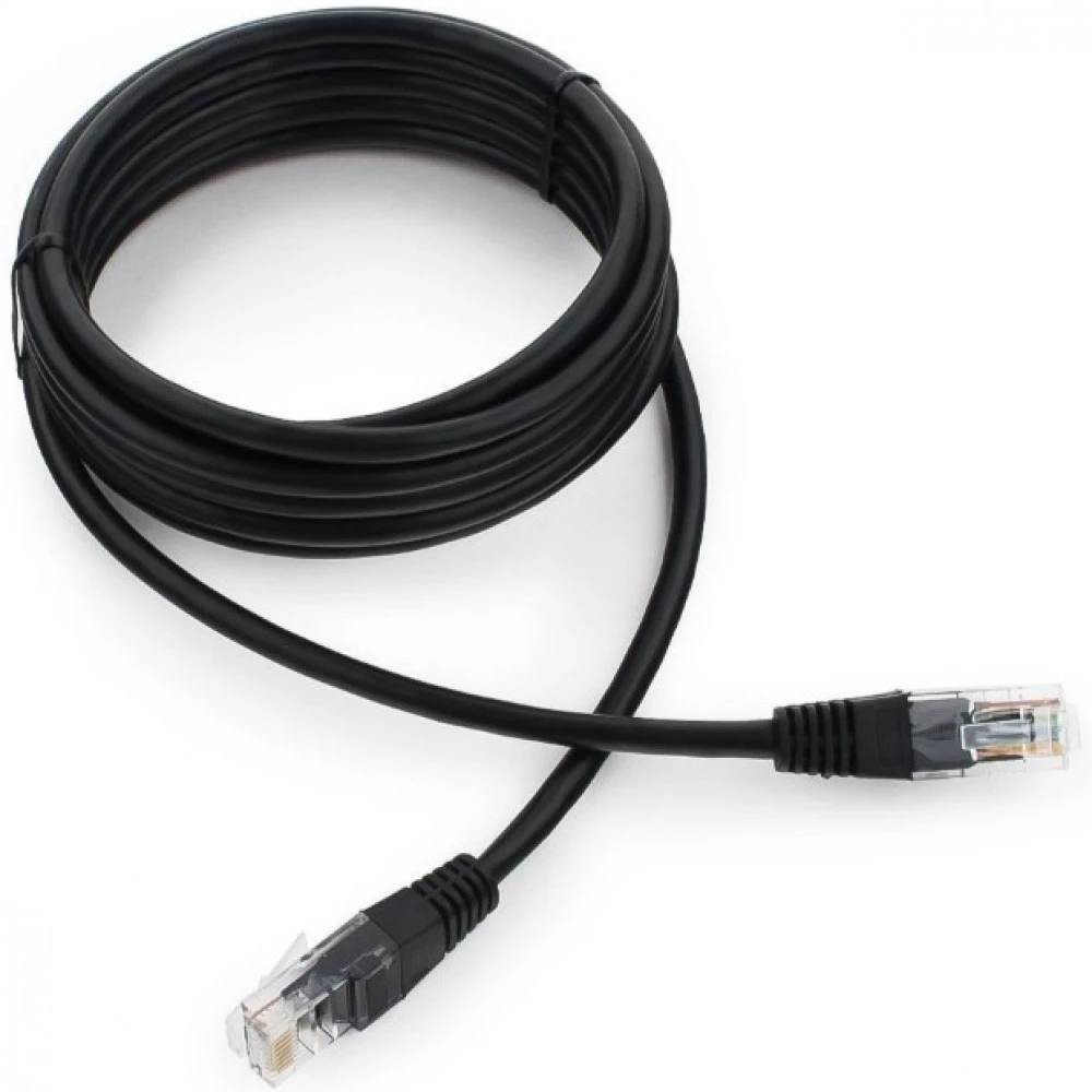 Патч-корд Cablexpert UTP кат.5е 15 м черный PP12-15M/BK