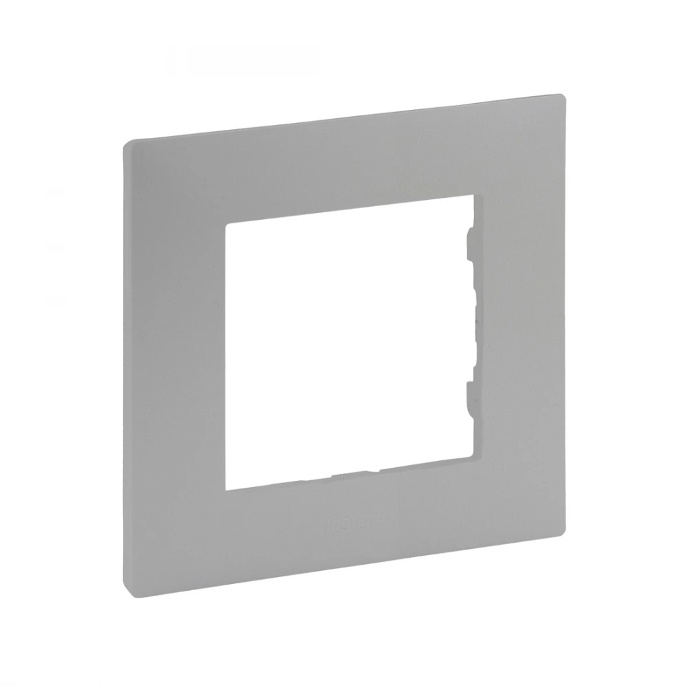 Сетевая розетка Legrand Рамка 1-постовая Niloe Step Алюминий 863391