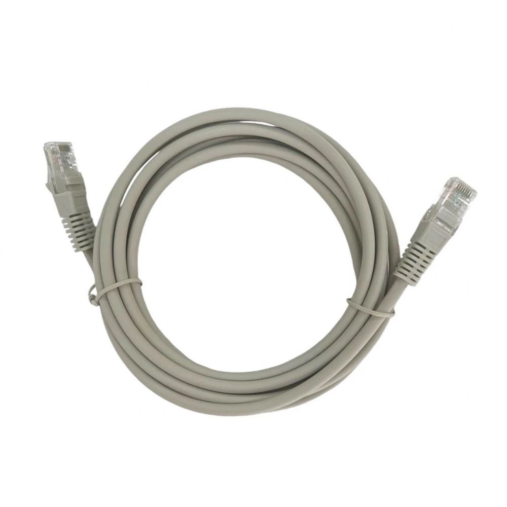 Патч-корд NO NAME U/UTP-LSZH-Cat.5e-RJ-45-3m серый