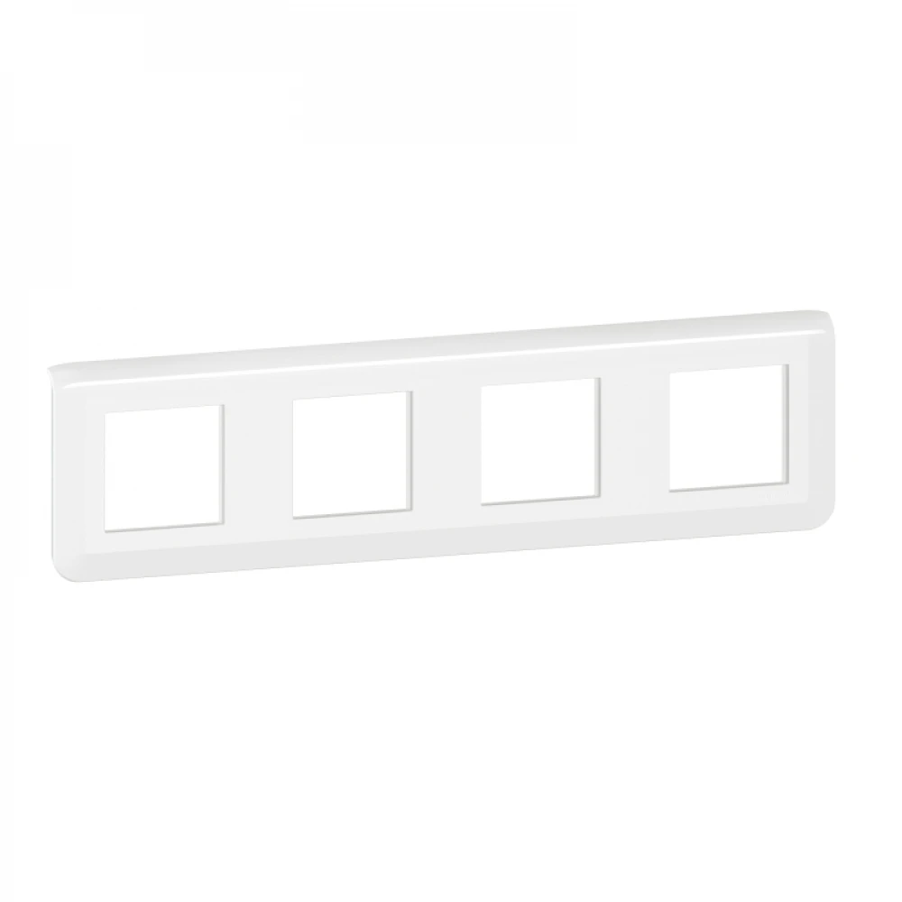 Кабельный канал Legrand Mosaic - Рамка 4х2М, горизонтальная, белый 078808L