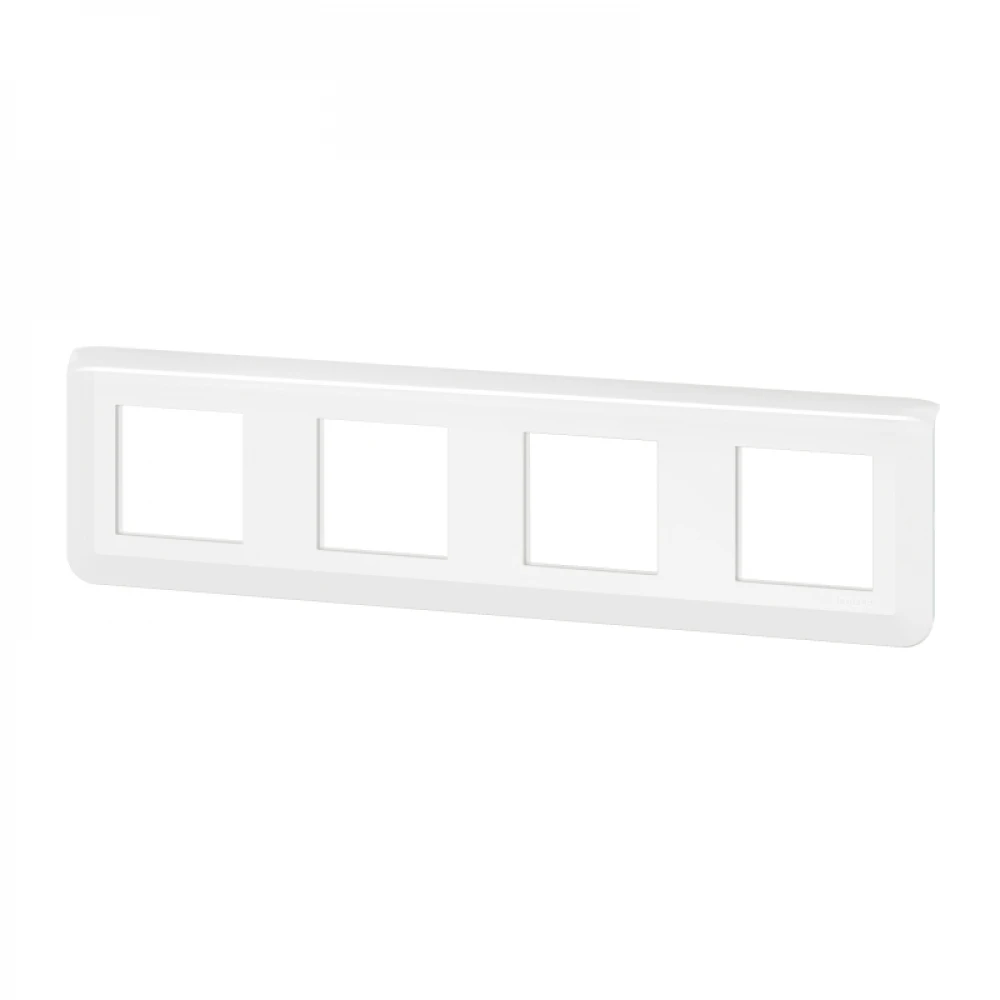 Кабельный канал Legrand Mosaic - Рамка 4х2М, горизонтальная, белый 078808L