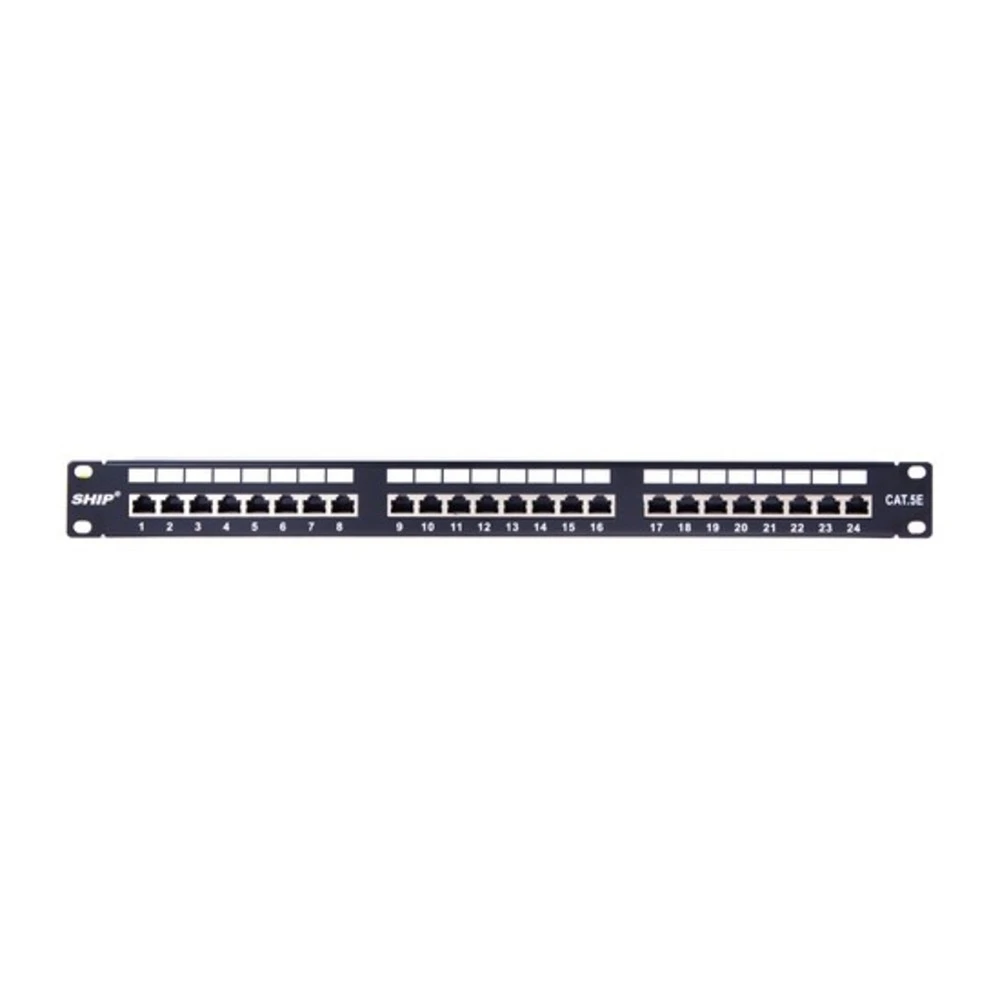 Патч-панель SHIP Патч Панель, P197-24М, 24 Порта, 1U, Cat.5е, FTP, 24 порта, FTP, Cat. 5
