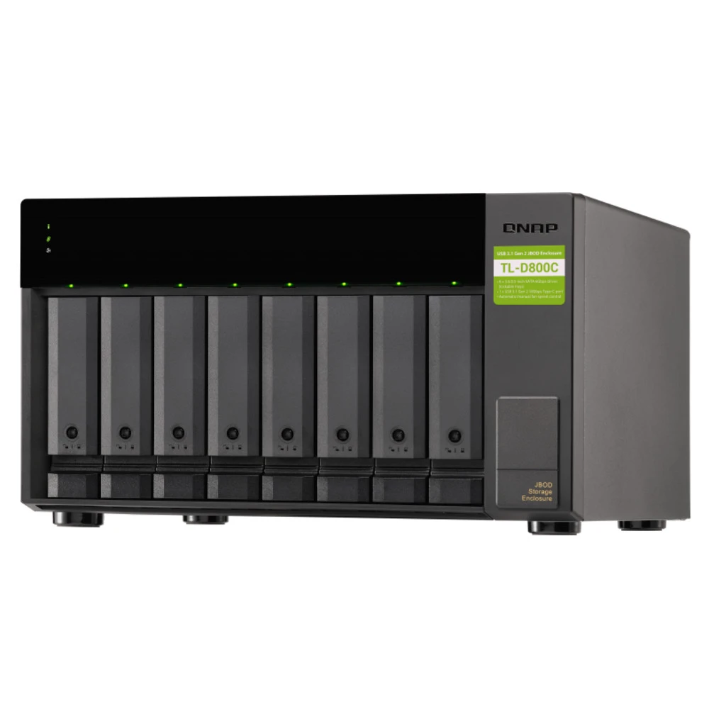 Дисковая полка для системы хранения данных СХД и Серверов Qnap TL-D800C