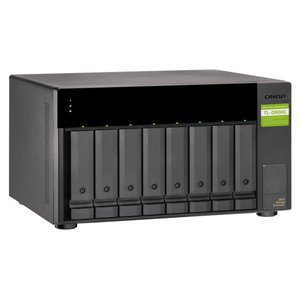 Дисковая полка для системы хранения данных СХД и Серверов Qnap TL-D800C