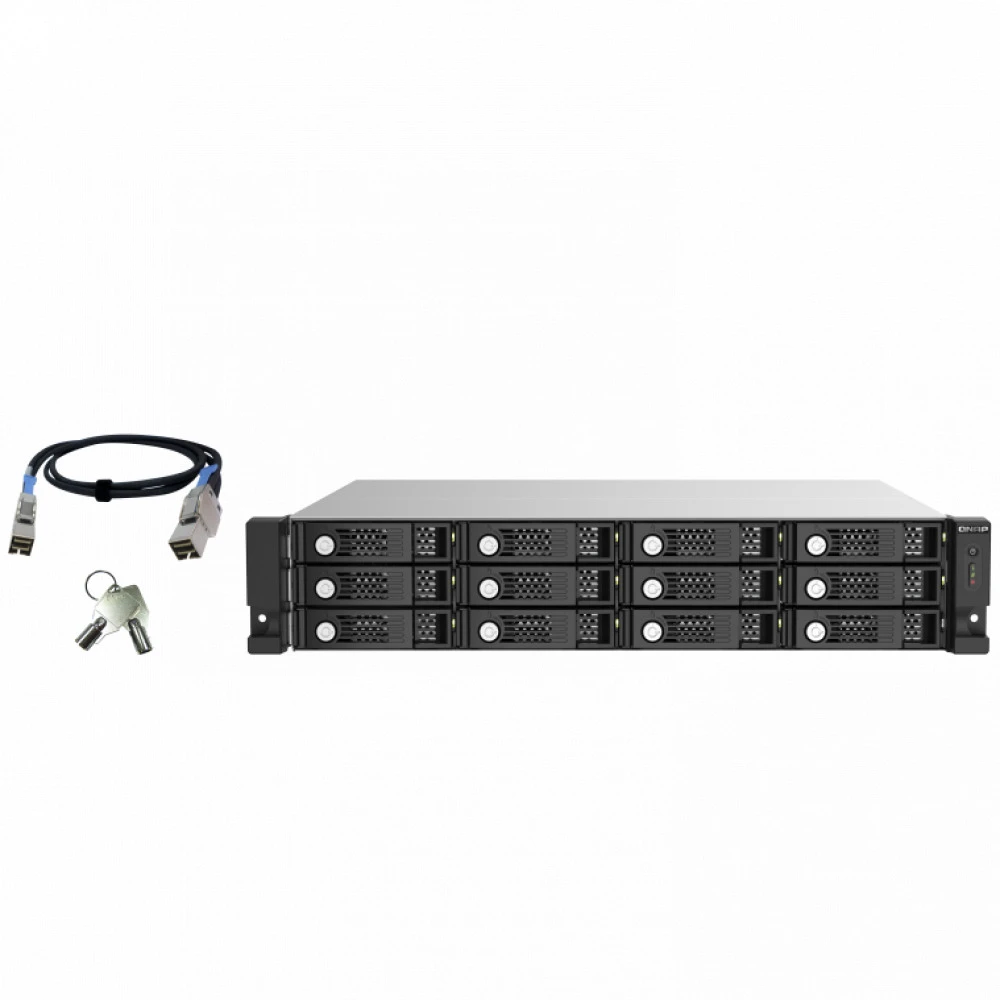 Дисковая полка для системы хранения данных СХД и Серверов Qnap TL-R1220Sep-RP