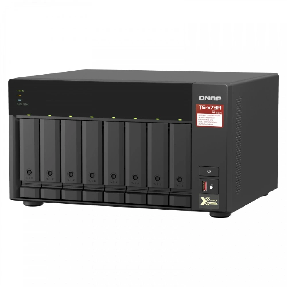 Дисковая системы хранения данных СХД Qnap TS-873A-8G Tower