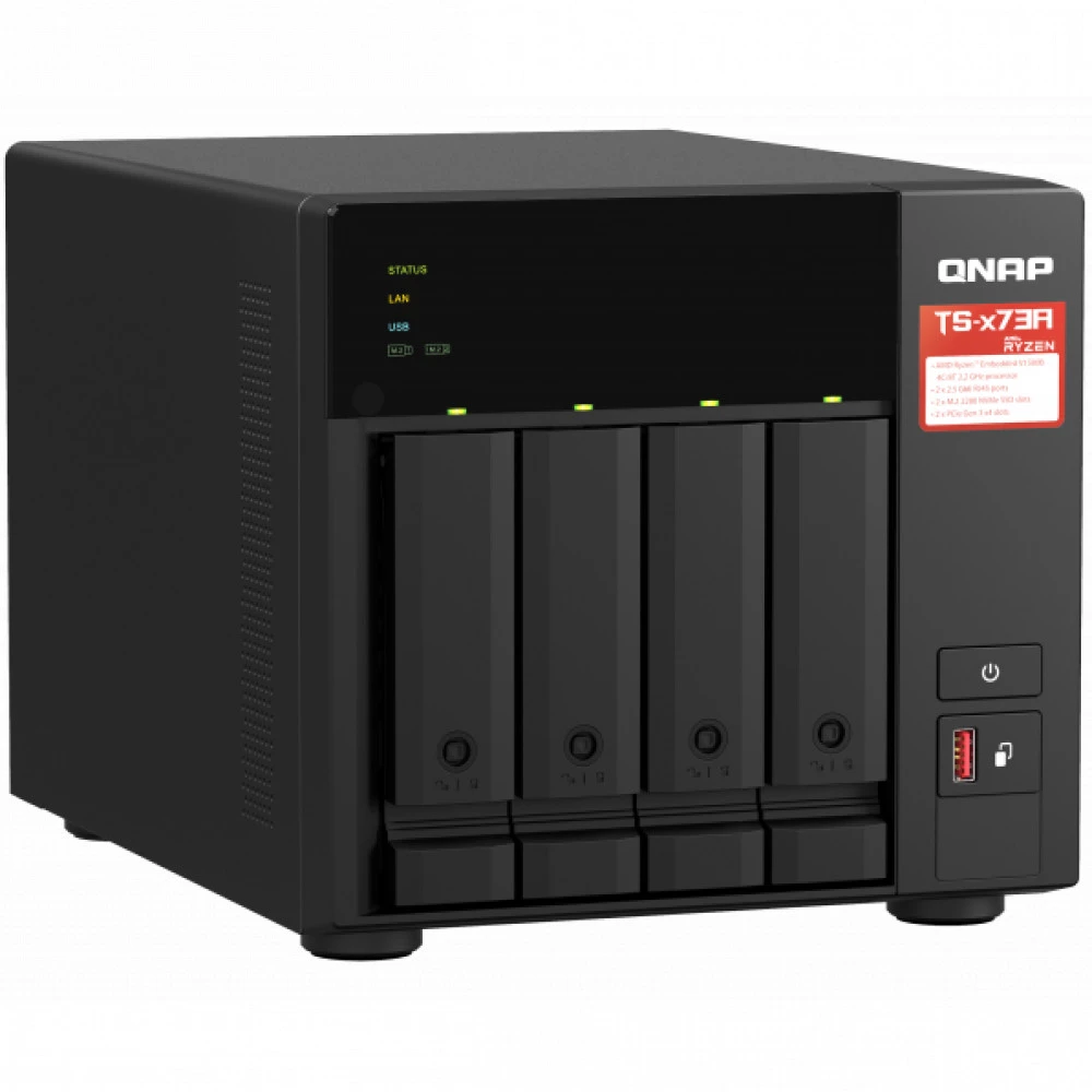 Дисковая системы хранения данных СХД Qnap TS-473A-8G Tower