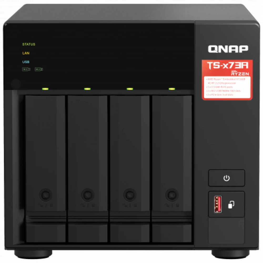 Дисковая системы хранения данных СХД Qnap TS-473A-8G Tower