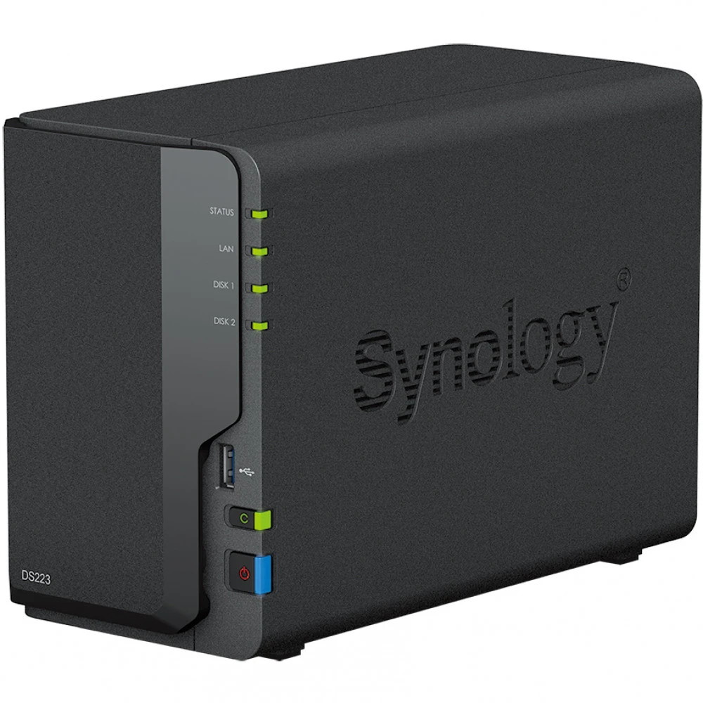 Дисковая системы хранения данных СХД Synology DS223 Tower