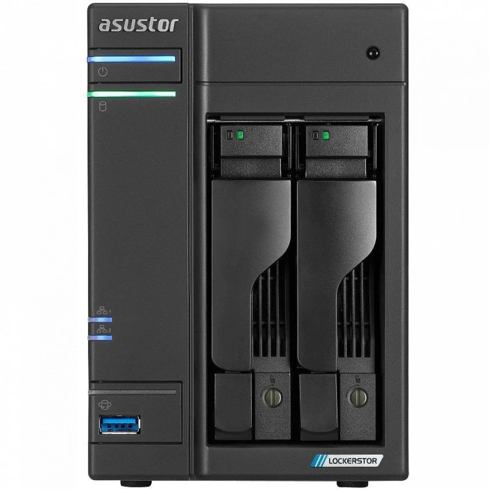 Дисковая системы хранения данных СХД ASUSTOR Asustor Lockerstor 2 Gen2 AS6702T Tower