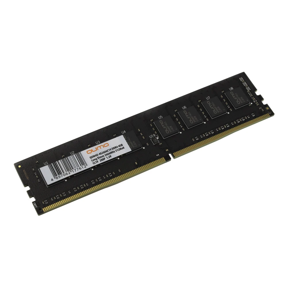 ОЗУ Qumo QUM4U-8G2400C16 DIMM, DDR4, 8 Гб, 2400 МГц