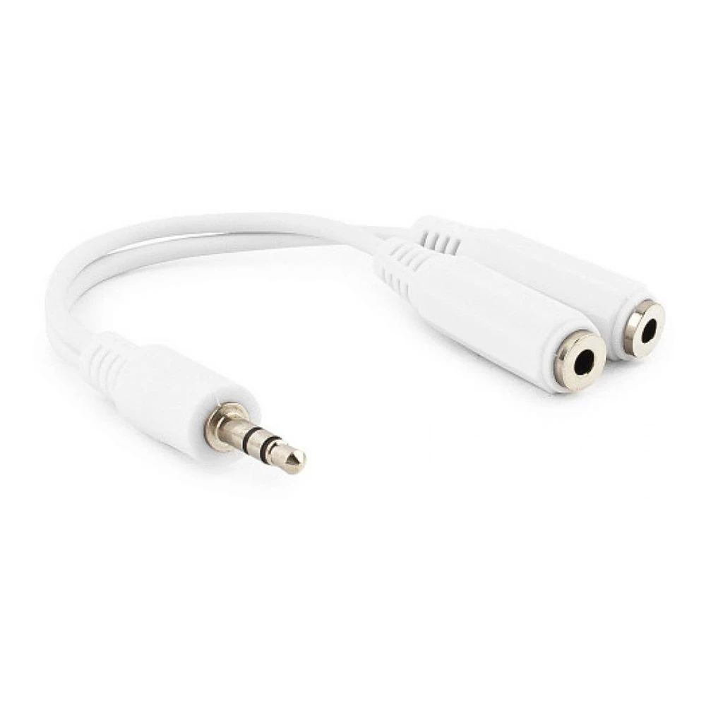 Кабель интерфейсный Cablexpert CCA-415W MINI JACK 3.5 (input) - MINI JACK 3.5 (output) x2