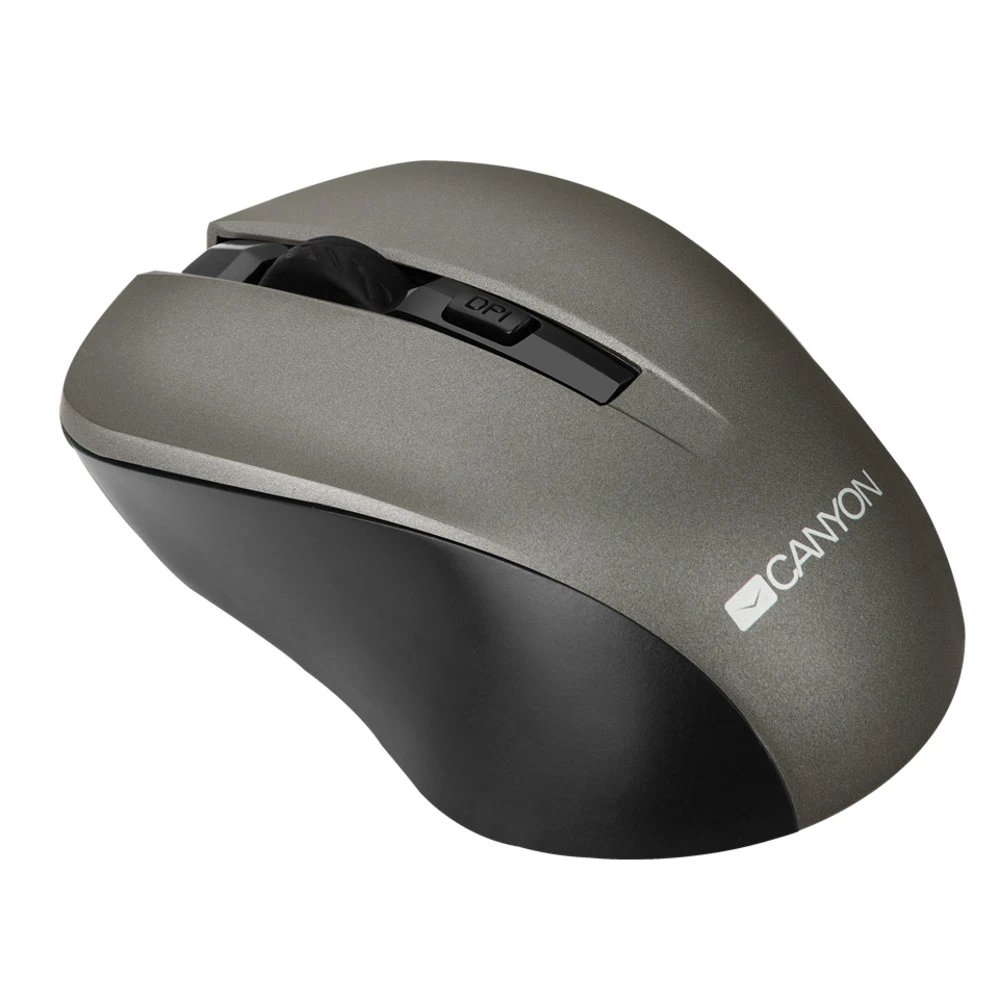 Мышь Canyon CNE-CMSW1G - Grey Бюджетные, Беспроводная