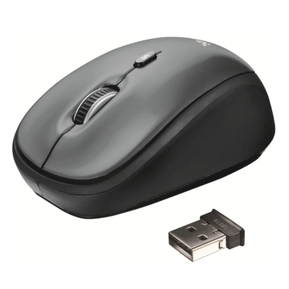 Мышь Trust Yvi Mini Black Бюджетные, Беспроводная