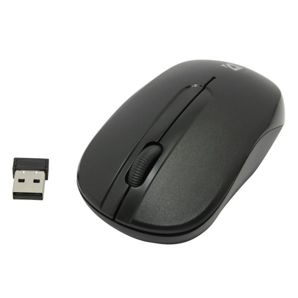 Мышь Defender Datum MM-285 Black Бюджетные, Беспроводная