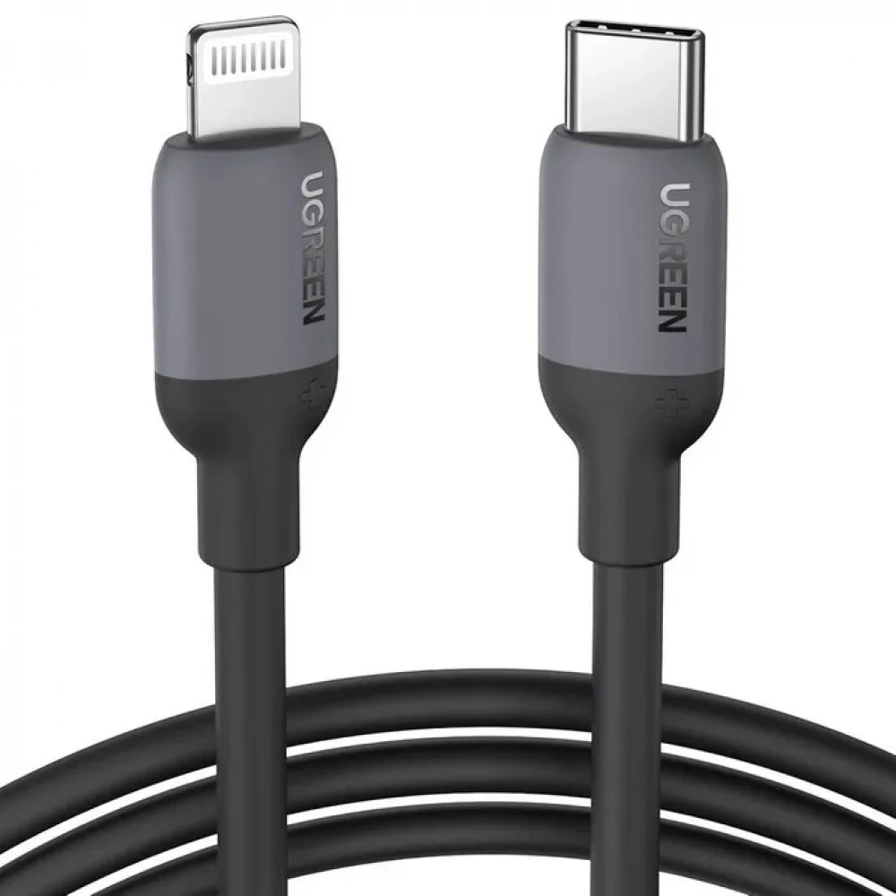 Кабель интерфейсный UGREEN Кабель US387 Black (20304) USB Type C - Lightning (8pin)