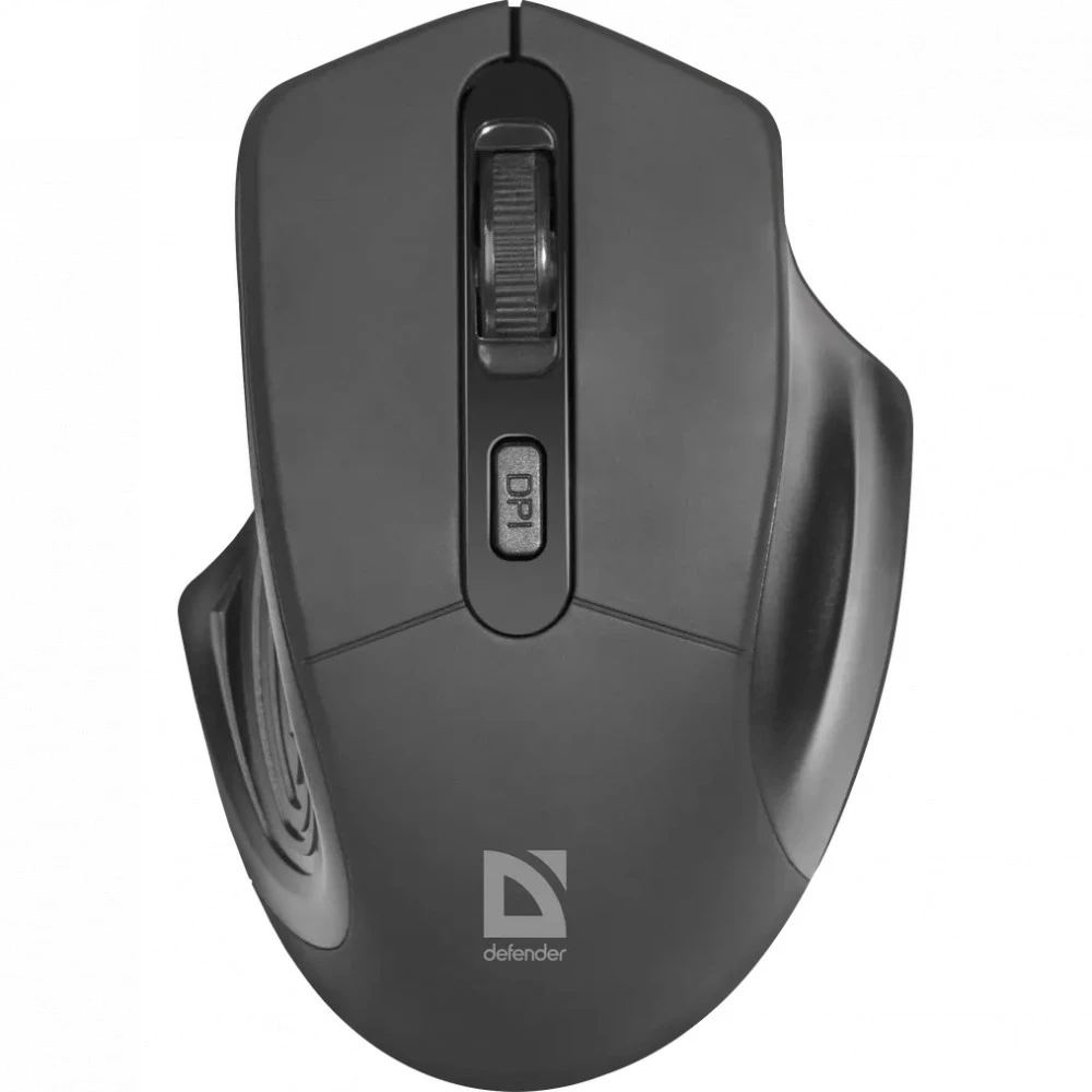 Мышь Defender Datum MB-345 Nano Black 52345 Бюджетные, Беспроводная