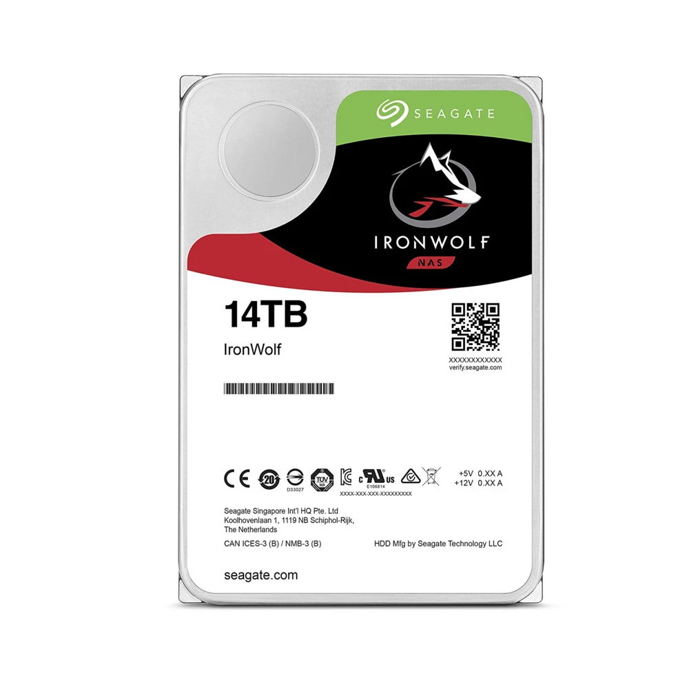 Жесткий диск Seagate ST14000VN0008 HDD (классические), 14 ТБ, 3.5 дюйма, SATA