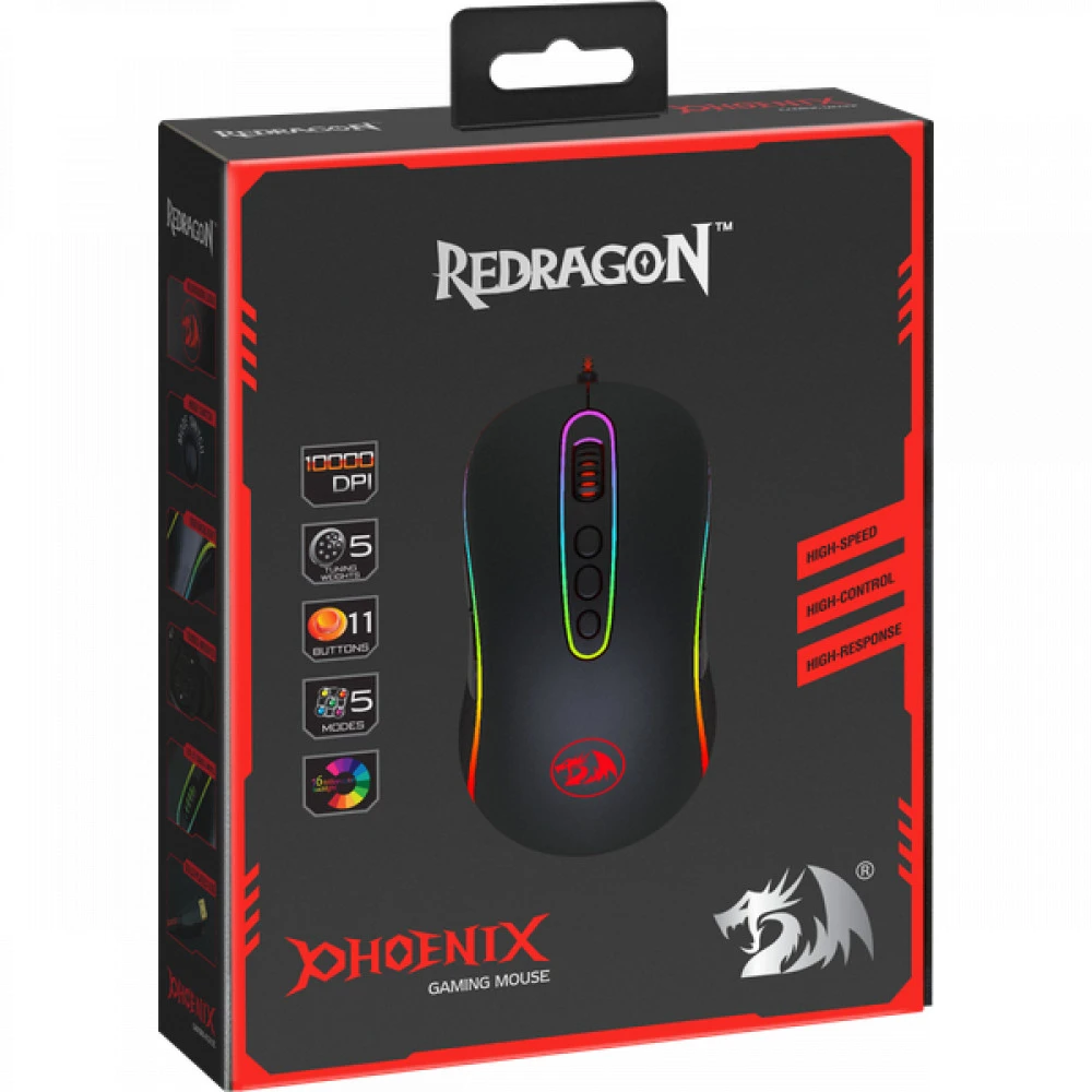 Мышь Redragon Phoenix 2 75097 Игровые, Проводная