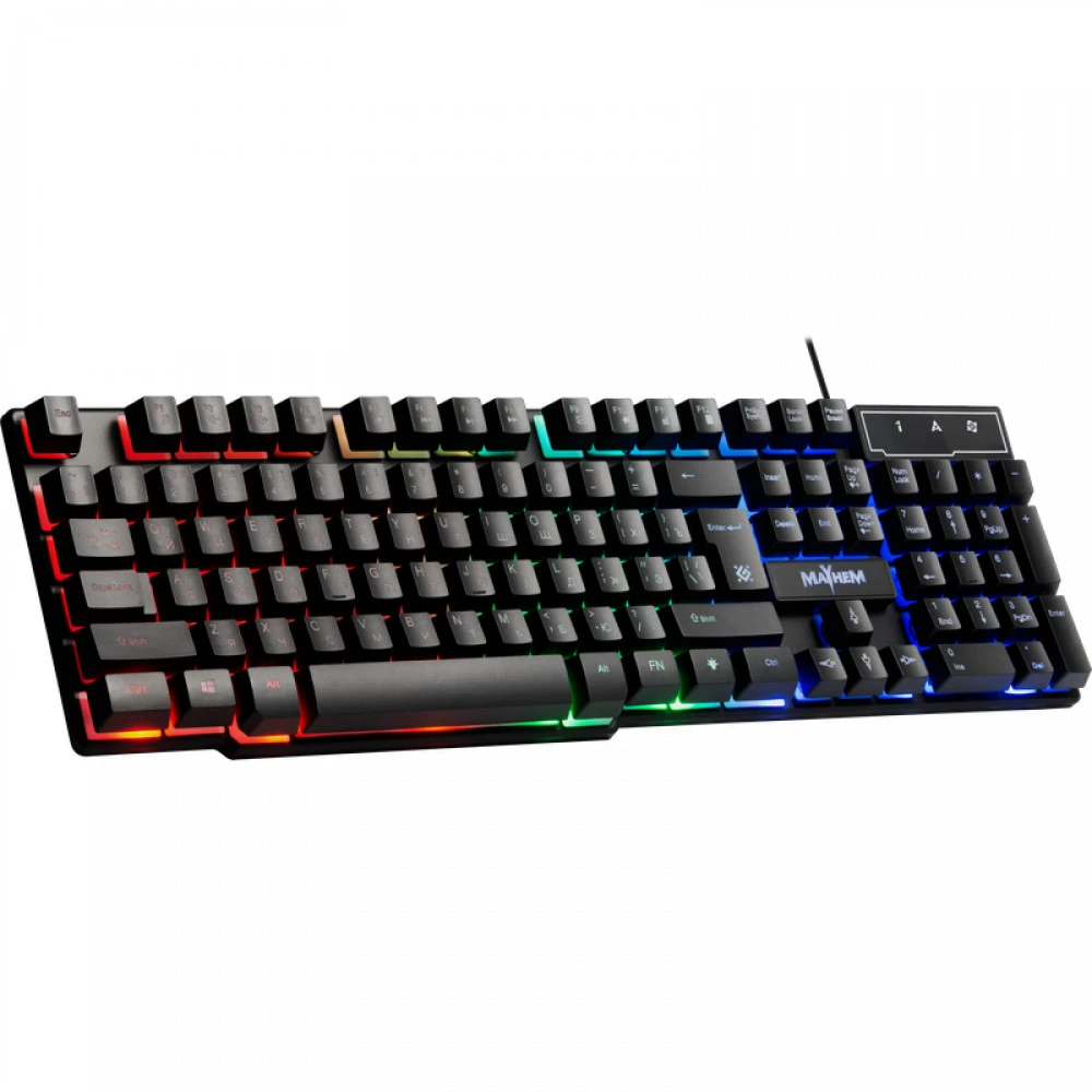 Клавиатура Defender Mayhem GK-360DL 45360 Проводная, USB