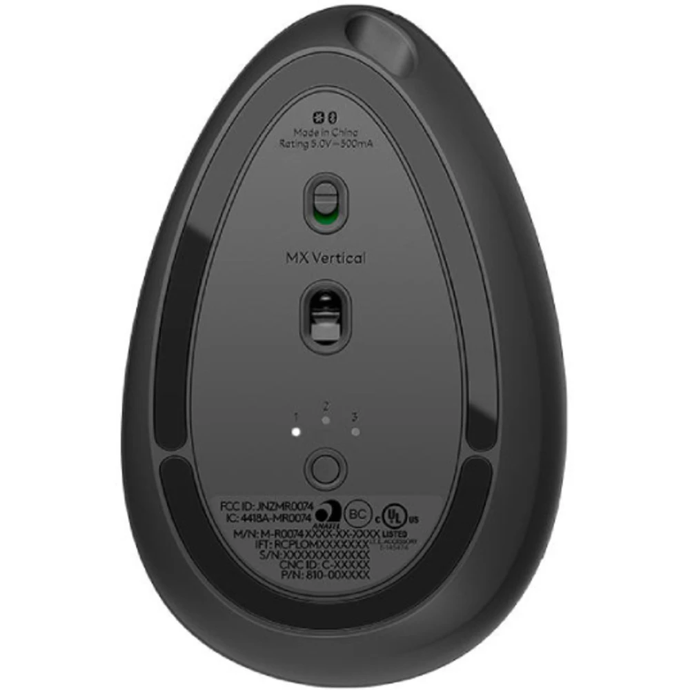 Мышь Logitech MX Vertical Mouse Graphite 910-005448 Премиальные, Беспроводная