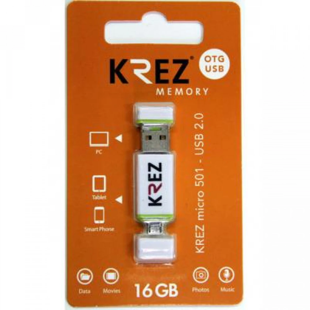 USB флешка (Flash) Krez KREZ501WE16 16 ГБ