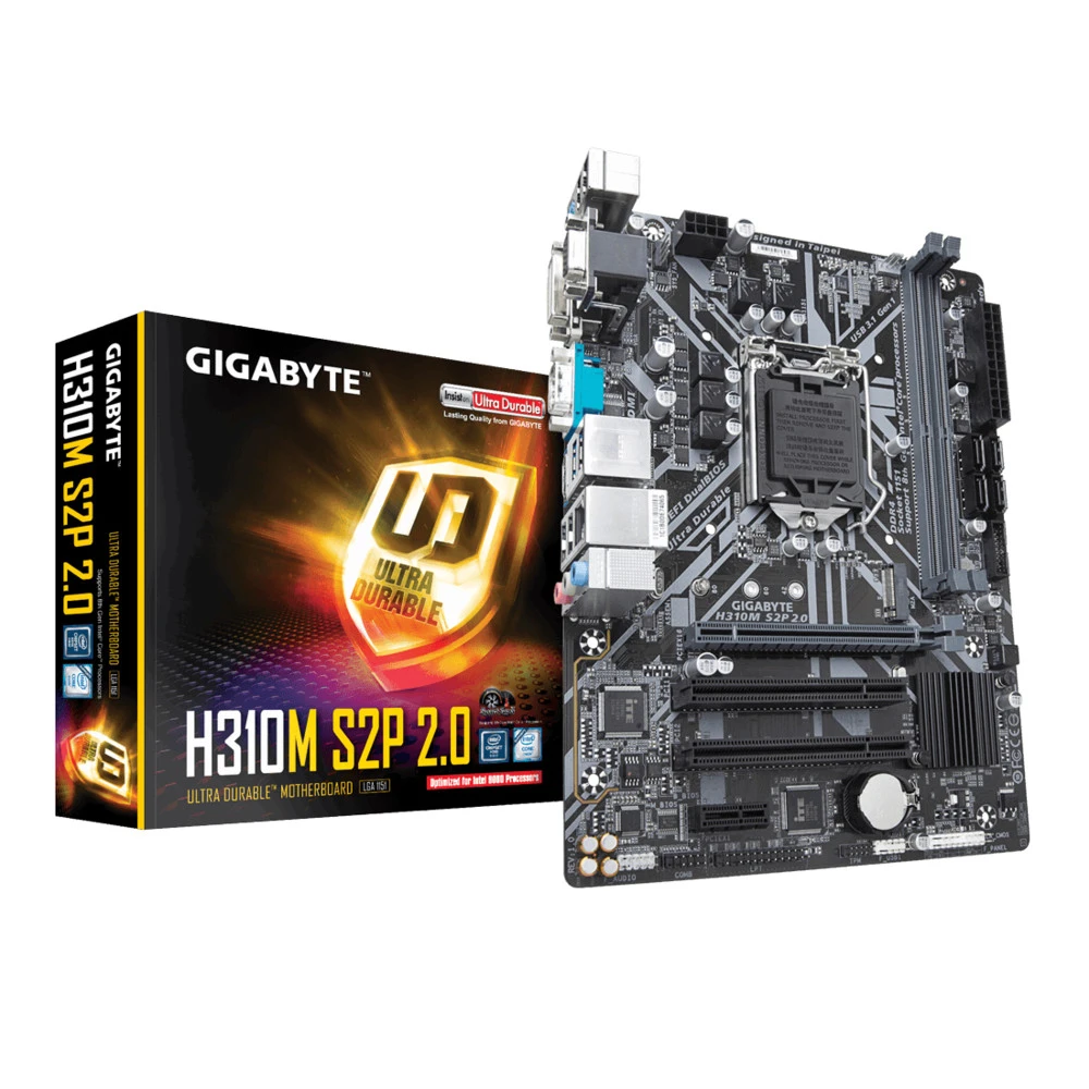 Материнская плата Gigabyte H310M S2P 2.0 Micro-ATX, LGA 1151