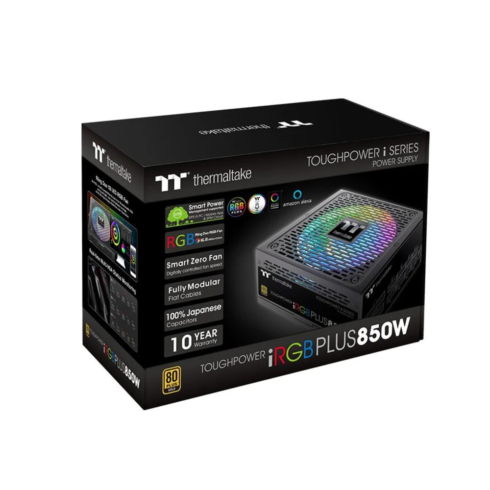 Блок питания Thermaltake Toughpower iRGB PLUS 850W Gold PS-TPI-0850F3FDGE-1 850 Вт, 80+ Platinum