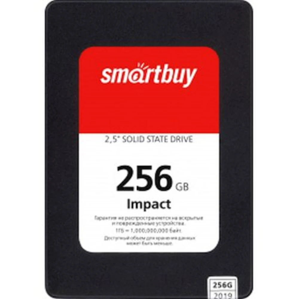 Жесткий диск SmartBuy SSD 256Gb Impact SBSSD-256GT-PH12-25S3 SSD (твердотельные), 256 ГБ, 2.5 дюйма, SATA