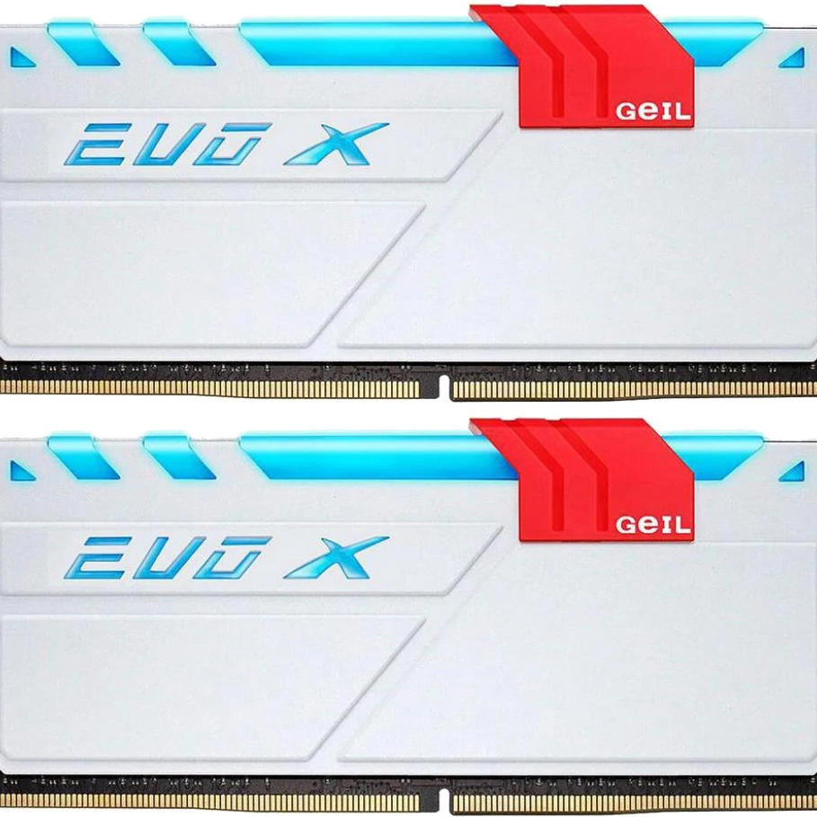 ОЗУ Geil EVO X SERIES GEXW416GB3000C16ADC DIMM, DDR4, 16 Гб (2 х 8 Гб), 3000 МГц