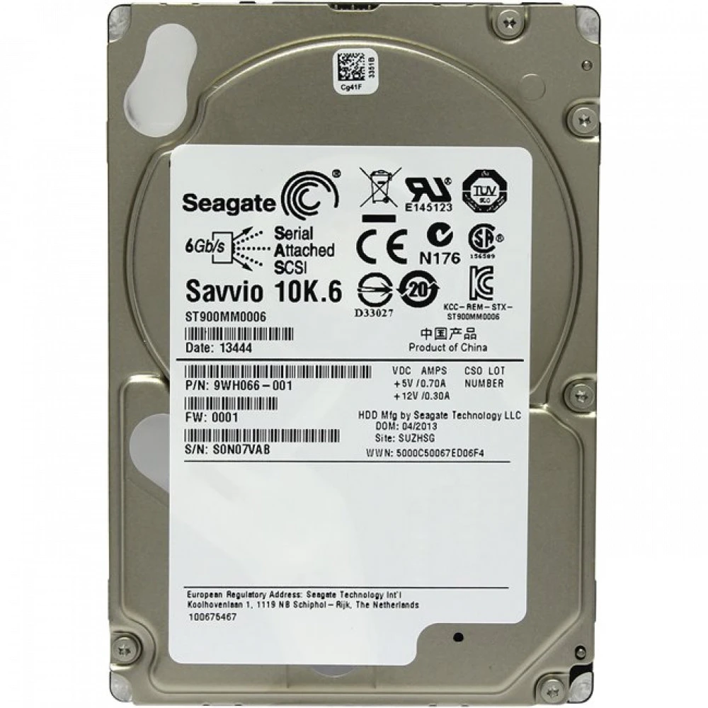 Серверный жесткий диск Seagate Savvio 300GB 6G 10K SAS 128MB 2.5 ST300MM0006 2,5 SFF, 300 ГБ, SAS