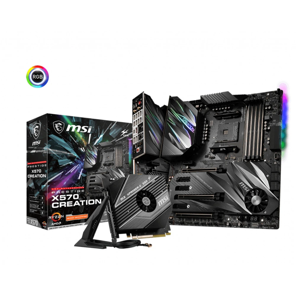 Материнская плата MSI PRESTIGE X570 CREATION PRESTIGEX570CREATION E-ATX, AMD AM4
