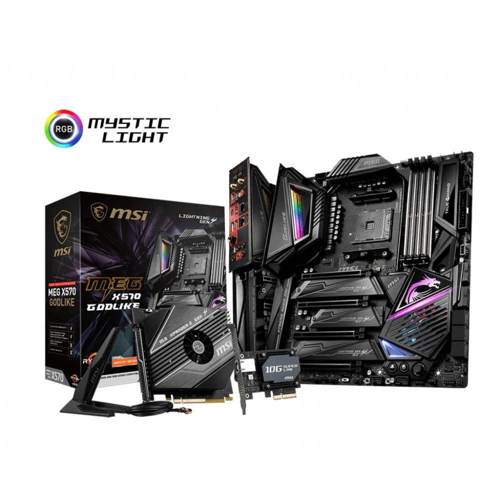 Материнская плата MSI MEG X570 GODLIKE MEGX570GODLIKE E-ATX, AMD AM4