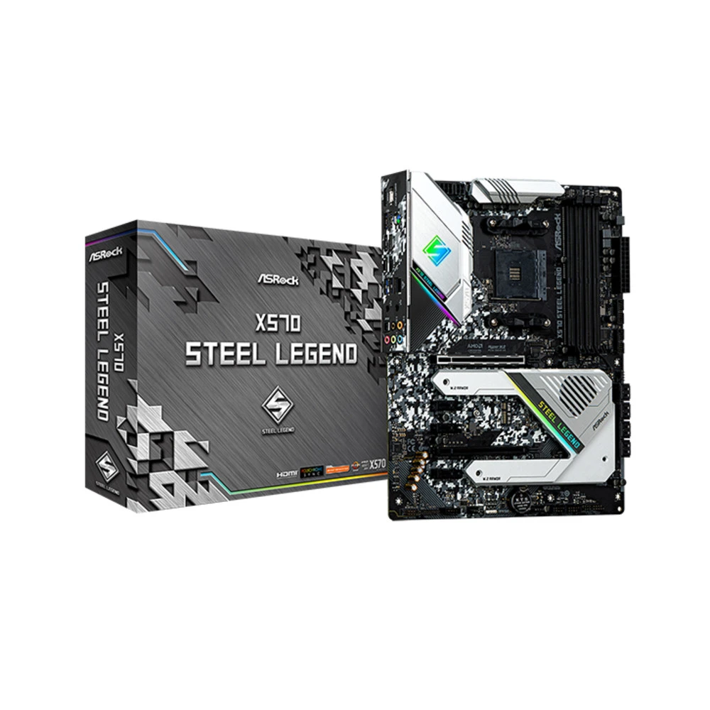 Материнская плата ASRock X570 Steel Legend X570STEELLEGEND ATX, AMD AM4