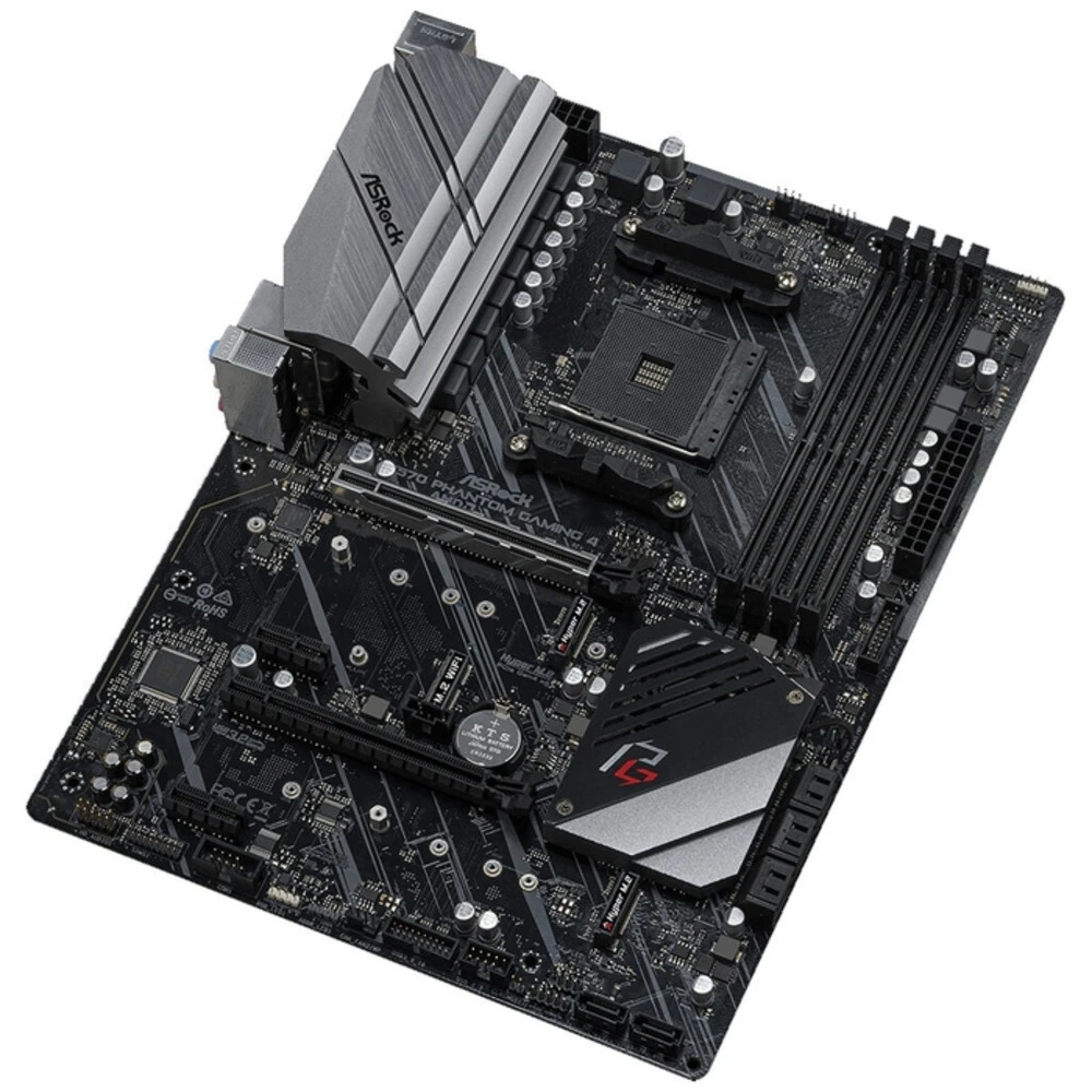 Материнская плата ASRock X570 Phantom Gaming 4 X570PHANTOMGAMING4 ATX, AMD AM4