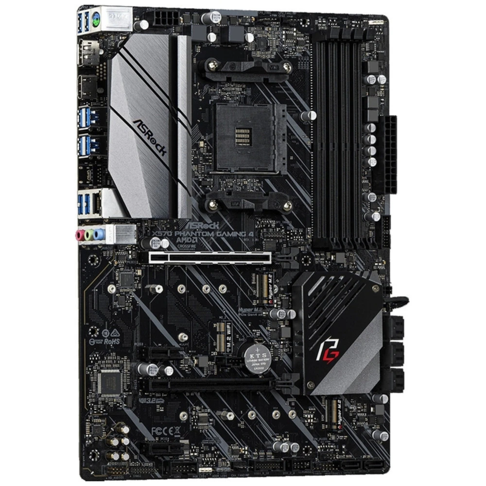 Материнская плата ASRock X570 Phantom Gaming 4 X570PHANTOMGAMING4 ATX, AMD AM4