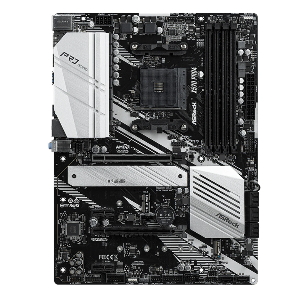 Материнская плата ASRock X570 PRO4 ATX, AMD AM4